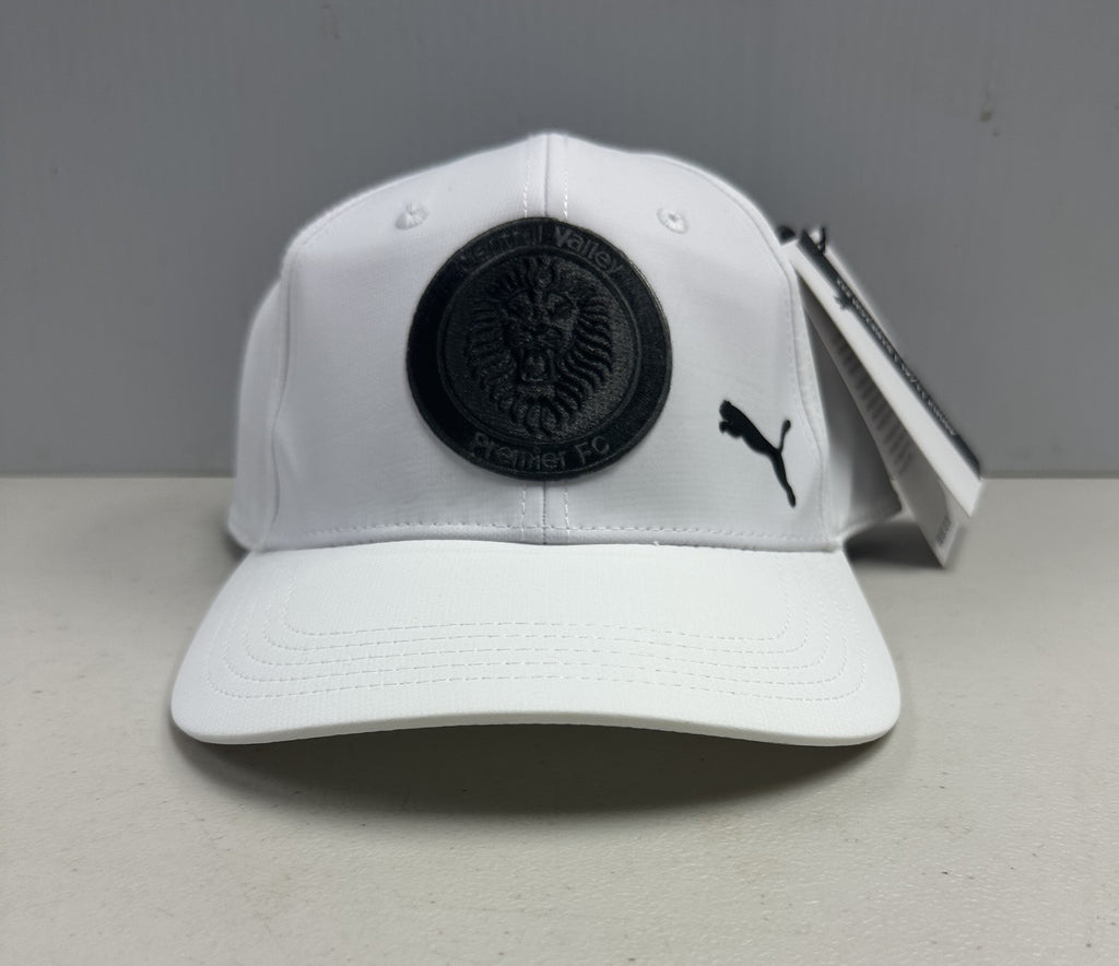 Puma Hat - White W/ Black Logo