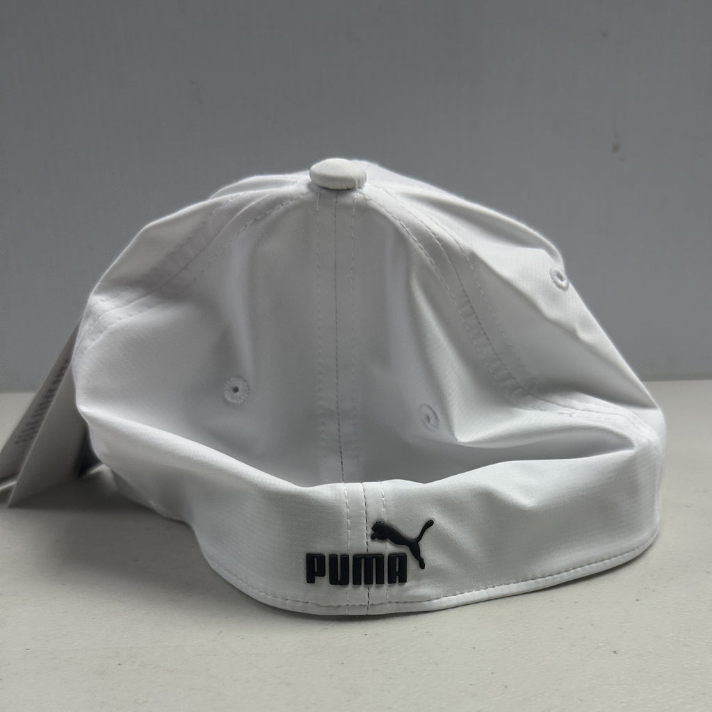 Puma Hat - White W/ Black Logo